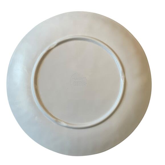 Rachel Ashwell Wood Grain Blue Floral Melamine Dinner Plates 11" Set of 4 New - Picture 8 of 11